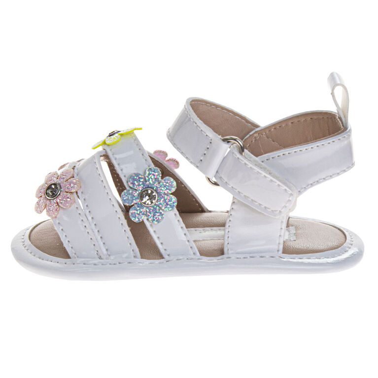 Smart Step White Multi Sandal Size 2