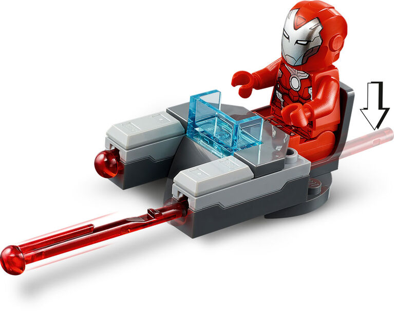 LEGO Super Heroes Iron Man Hulkbuster contre un agent de l 76164 (456 pièces)