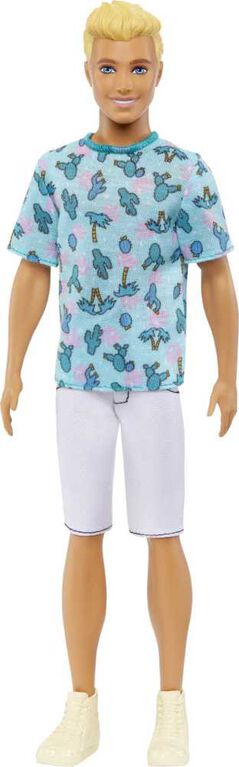 Barbie Ken Fashionistas Doll #211 with Cactus Tee
