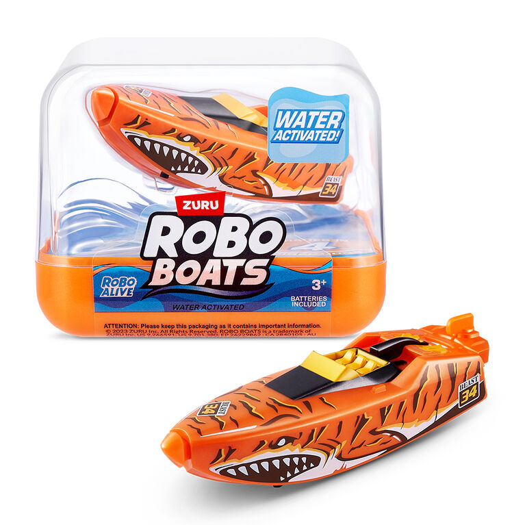 ZURU Robo Alive Robo Boats by ZURU Water Activated Boat Toy