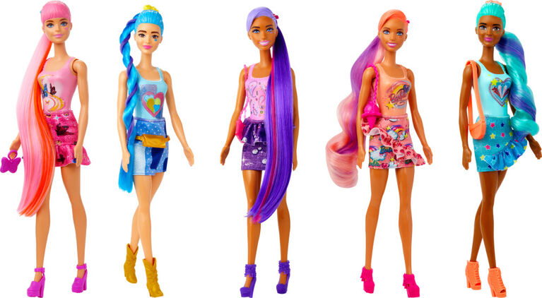 Barbie-Color Reveal-Poupée Totally Denim avec 6 surprises