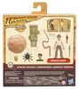 Indiana Jones Worlds of Adventure Indiana Jones with Adventure Backpack 2.5 Inch Action Figure, Indiana Jones Toys