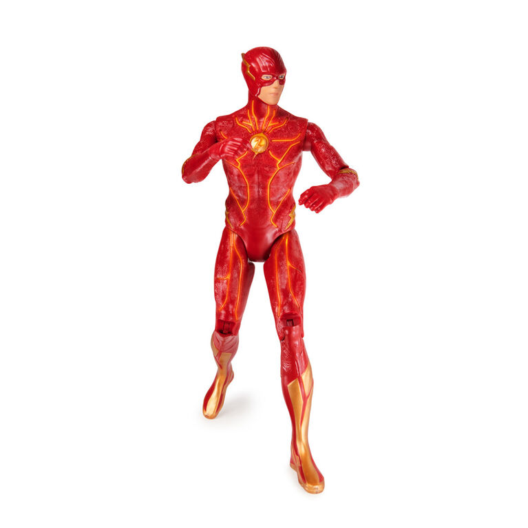 DC Comics, Figurine articulée Speed Force The Flash de 30,5 cm, lumières et plus de 20 effets sonores, objets à collectionner du film Flash