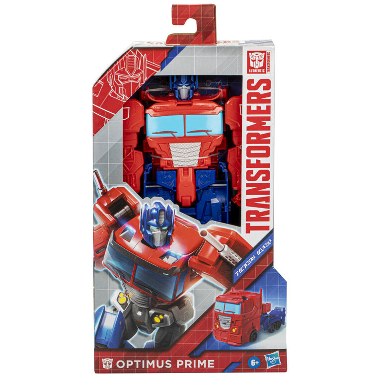 Transformers Toys Authentics Titan Changers Optimus Prime Action Figure, 11-inch