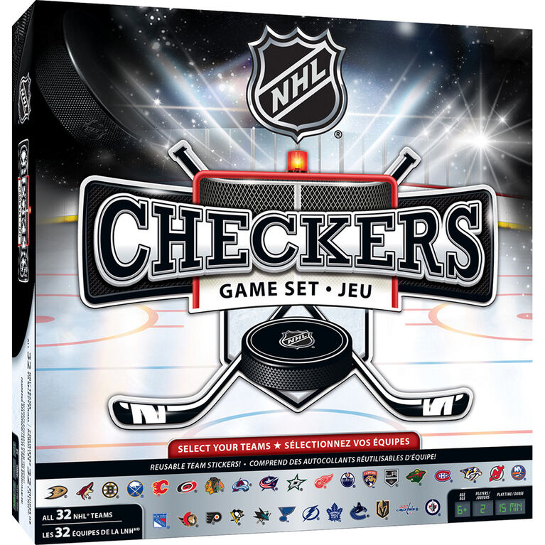 Masterpieces Puzzle Company NHL League jeu de dames
