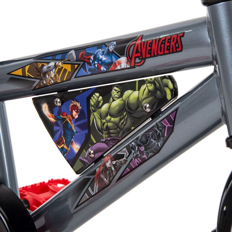 Vélos 14 po Marvel Avengers Gris Charbon, par Huffy