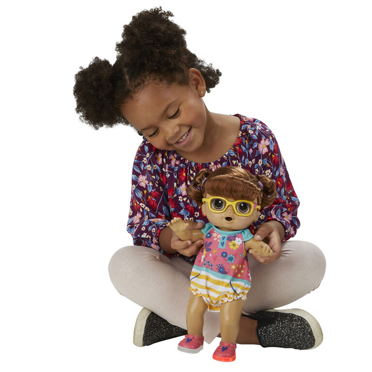 Baby Alive Step N Giggle Baby Brown Hair Doll