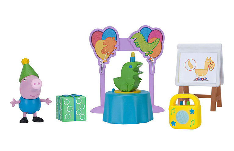 PEPPA PIG - Ensemble de petites salles - Anniversaire de George