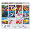 Family 12-Pack of Jigsaw Puzzles, Colourful Vacation