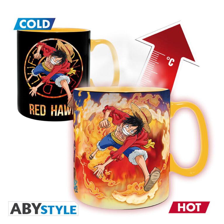 One Piece Heat-Change Mug 2-Pc Gift Set