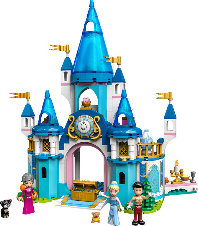 LEGO  Disney Le château de Cendrillon et du Prince charmant 43206 Ensemble de construction (365 pièces)