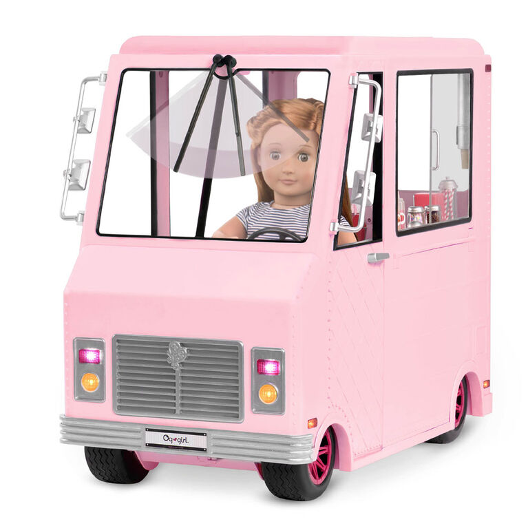 Our Generation Sweet Stop Ice Cream Truck - Pink