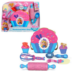 Disney Junior Alice's Wonderland Bakery Bag Set with Toy Kitchen Accessories