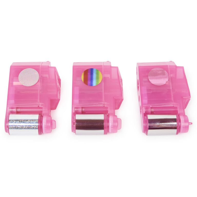Cool Maker, Shimmer Me Body Art Refill Pack with Exclusive Glitter, 3 Metallic Foils, Over 120 Designs, Temporary Tattoo
