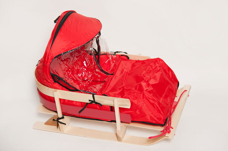 JAB - Cushion with windshield for large baby sled