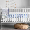 Couverture Avec Applique Sherpa Bleu/Gris Koala Baby - Renard