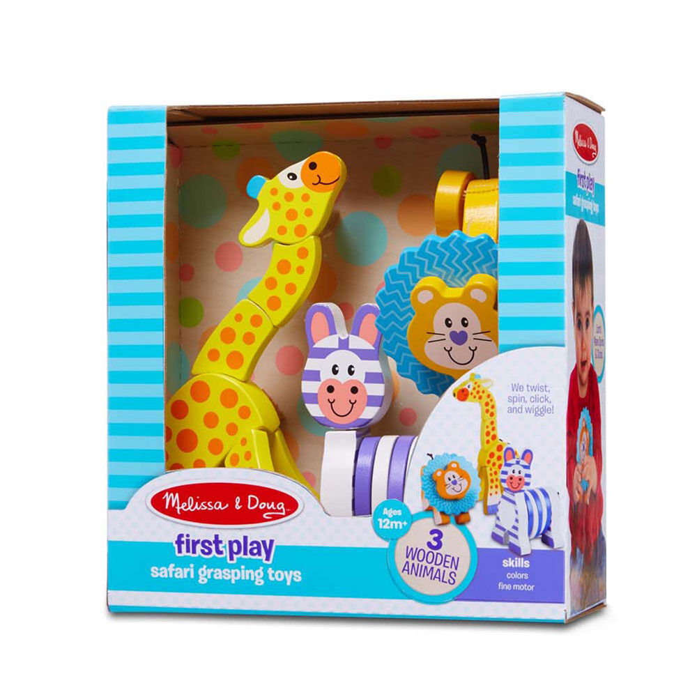Melissa Doug Safari Pets Grasping Toys Assortment