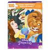 Disney Princess, Beauty and The Beast Belle 100-Piece Double-Sided Jigsaw Puzzle Disney Princess Toys Disney Puzzle