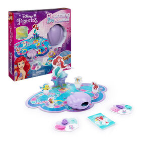 Disney Princess, Charming Sea Adventure Board Game Little Mermaid Toys Featuring Ariel and Friends Fun Game for Family Game Night