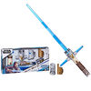 Star Wars Lightsaber Forge, Maître Jedi Obi-Wan Kenobi, Sabre laser électronique à lame bleue extensible - Notre exclusivité