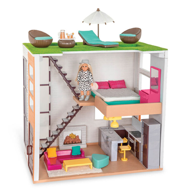 Lori, Lori's Loft, Dollhouse with Furniture and 6-inch Doll