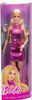 Barbie Fashionistas Doll #230 in Metallic Pink Minidress with Heart CutOut, Blond Hair