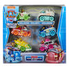 PAW Patrol, True Metal Neon Rescue Vehicle Gift Pack, Coffret cadeau de 6 véhicules en métal moulé à collectionner, échelle 1:55