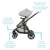 Maxi Cosi Zelia Max 5-in-1 Modular Travel System - Polished Pebble