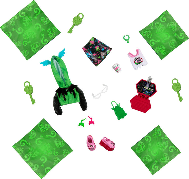 Monster High Doll, Ghoulia Yelps, Skulltimate Secrets: Neon Frights