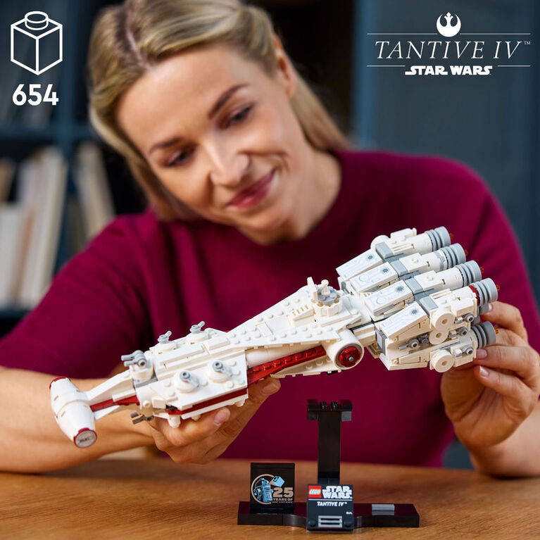 LEGO Star Wars Tantive IV Build and Display Starship Vehicle Model 75376