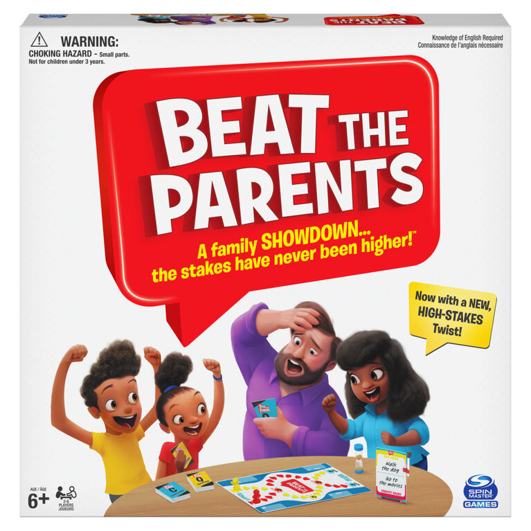 Beat the Parents, jeu familial de questions-réponses classique, Kids Vs. Parents