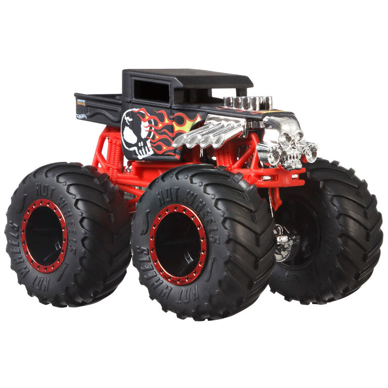 Hot Wheels - Monster Trucks - Échelle 1:64 - Coffret de 2 - Bone Shaker