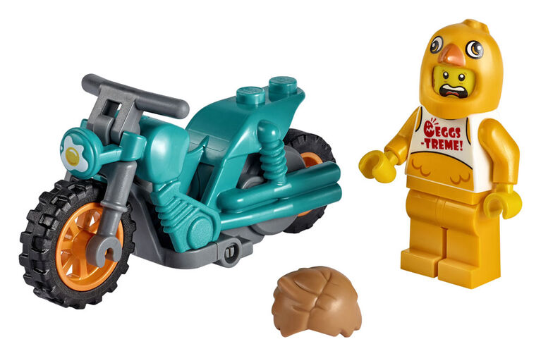 LEGO City Stuntz La moto du cascadeur poulet 60310 (10 pièces)