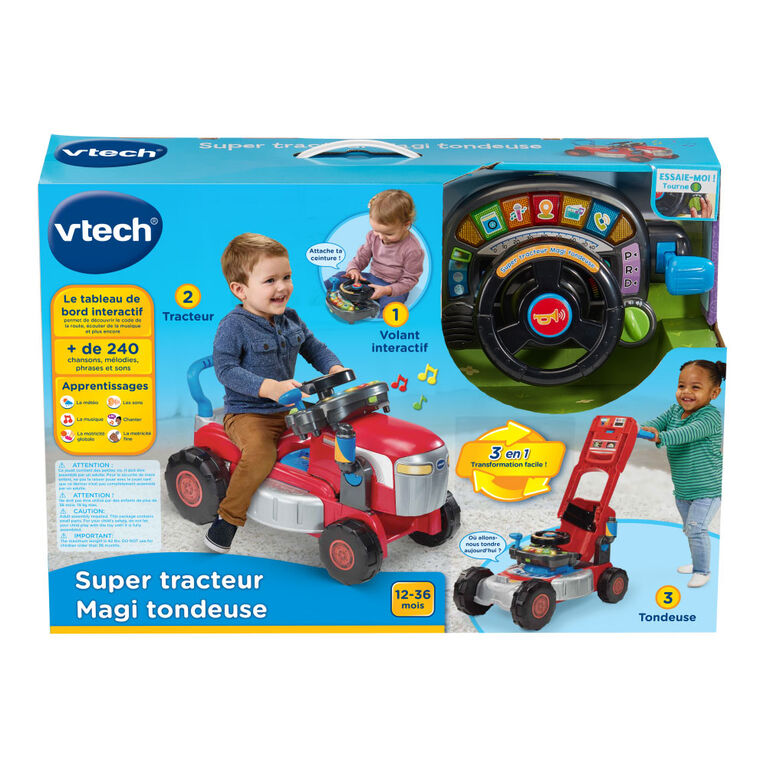 VTech Get Growing Tractor & Mower Ride-On - French Edition