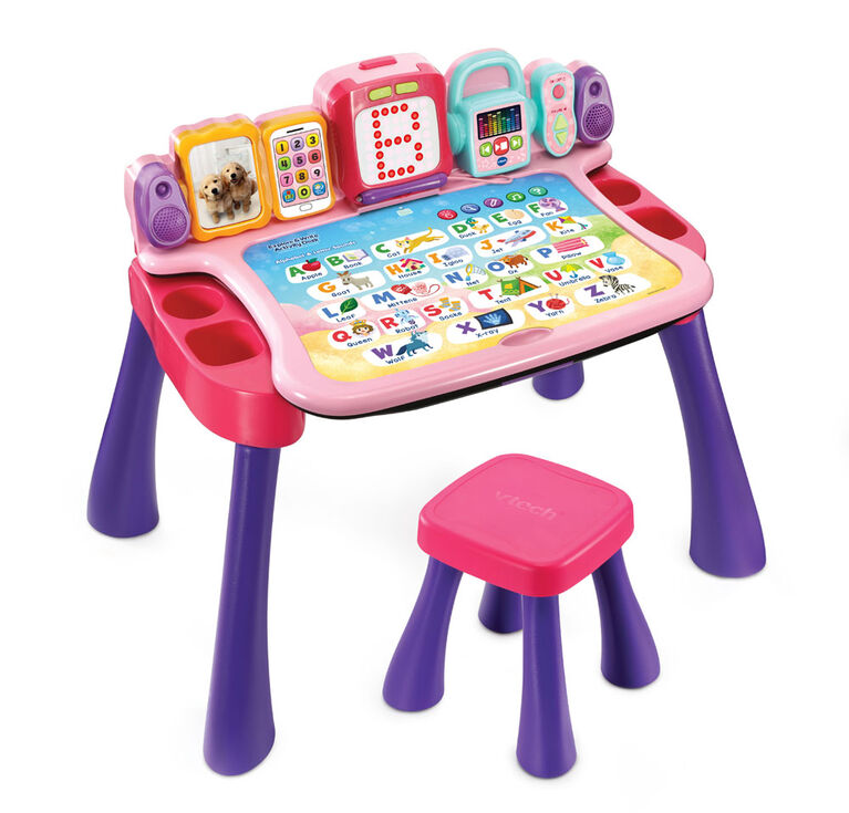 Vtech Magi bureau interactif 4 en 1 - Rose - Notre exclusivité - Édition anglaise