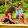 Wooden Sandpit with Canopy