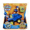 PAW Patrol, Deluxe Vehicle à remonter Dino Rescue de Chase avec figurine dinosaure mystère