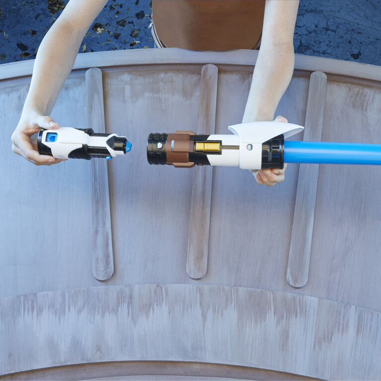 Star Wars Lightsaber Forge, Sabre laser d'Obi-Wan Kenobi à lame bleue extensible