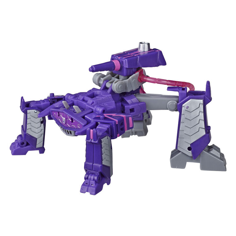 Transformers, figurine Shockwave Cyberverse de classe Deluxe