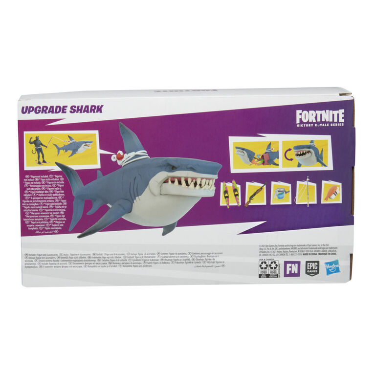 Hasbro Fortnite Victory Royale Series, figurine de collection articulée Upgrade Shark