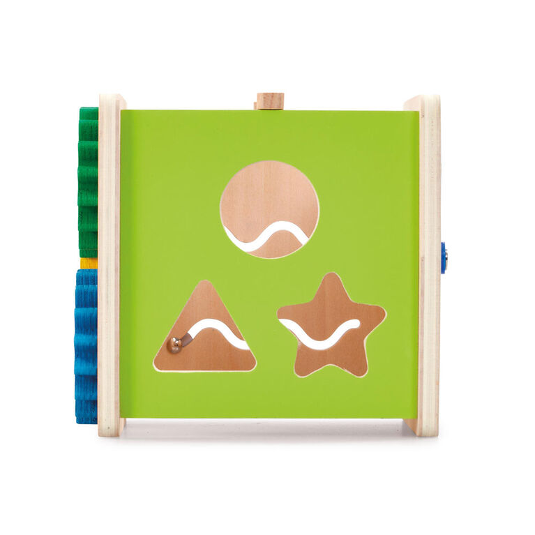 Early Learning Centre Wooden Activity Cube - English Edition - R Exclusive