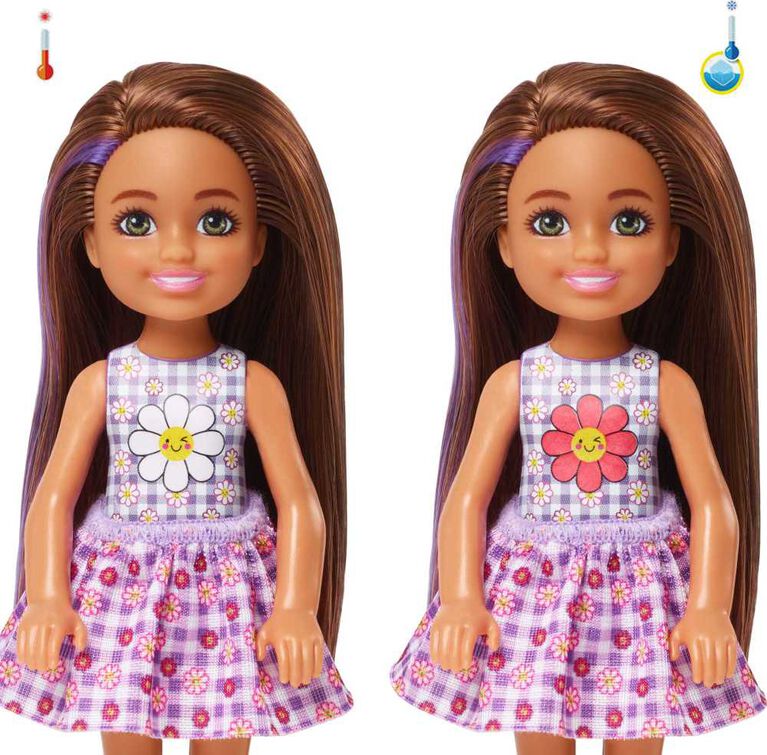 Barbie Chelsea Dolls and Accessories, Color Reveal Doll, Picnic Series