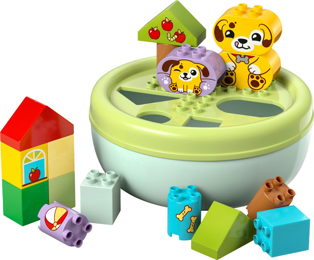 LEGO DUPLO My First Shape Sorter: Puppy House Sensory Toy for Toddlers, Ages 1.5+ - 10441