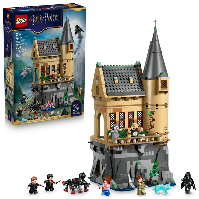 LEGO Harry Potter Le Ch&acirc;teau de Poudlard : l'Infirmerie, Jouet de Construction, Ensemble de Jeu avec 7 Figurines 76463