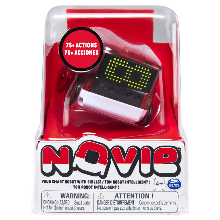 Novie, Interactive Smart Robot with Over 75 Actions and Learns 12 Tricks (Red)