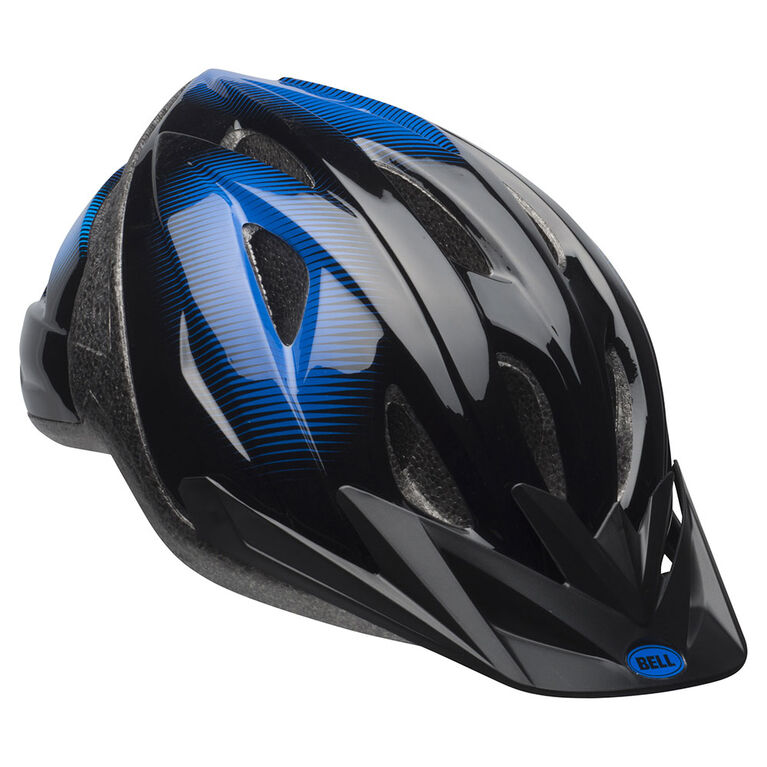 Bell - Child Rival Bike Helmet - Blue/Black Blurred (Fits head sizes 52 - 56 cm)