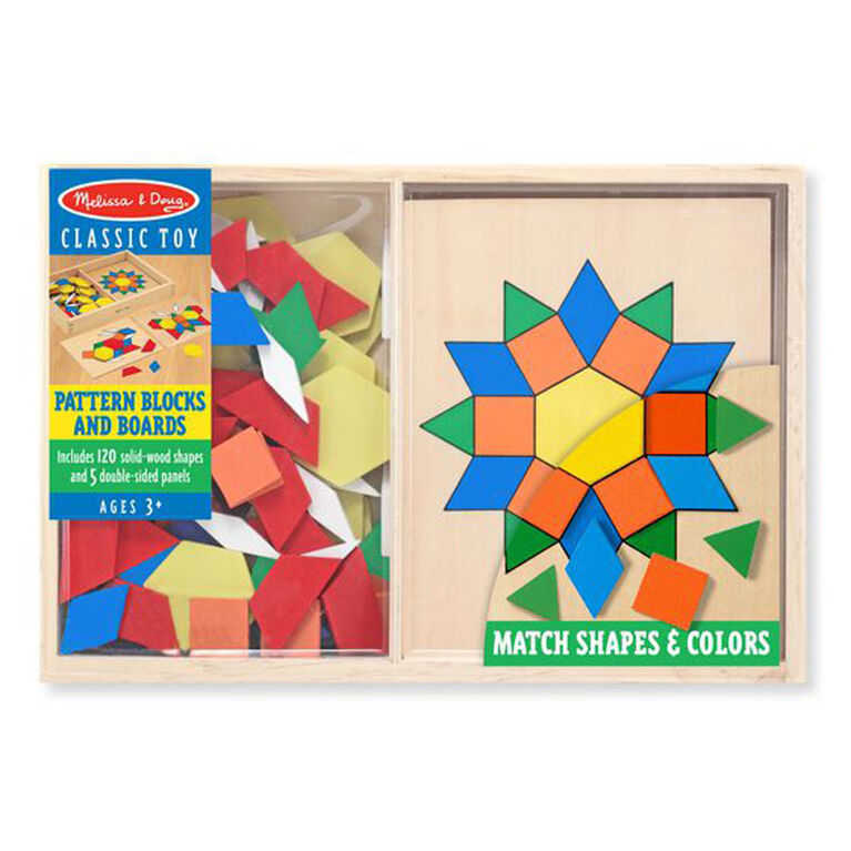 Melissa and Doug Pattern Blocks and Boards