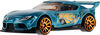 Hot Wheels 1:64 Scale Die-Cast Toy Car or Truck with Turquoise- & Copper-Colored Deco (Styles May Vary)