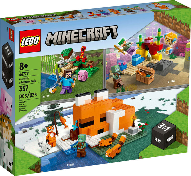 LEGO Minecraft Ensemble Aventures dans le Monde normal 66779