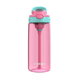 Contigo Aubrey Kids Leak-Proof Spill-Proof Water Bottle, Azalea Jade Vine, 20 oz